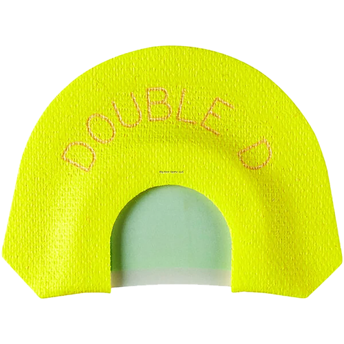 HS Strut 05905 Double D Double Reed Diaphragm Call Double Reed Turkey Hen Sounds Attracts Turkeys Yellow