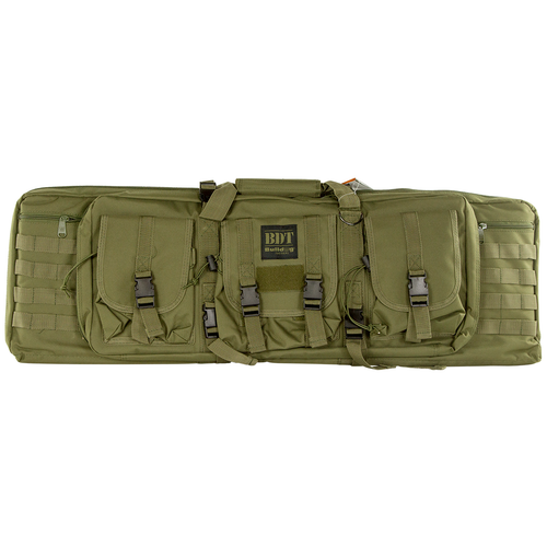 Bulldog BDT Tactical Single 36" Green Nylon, 3 Accessory Pockets BDT3536G