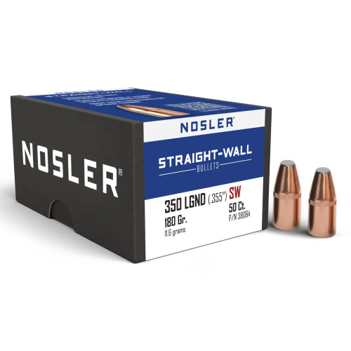 Nosler 38064 Straight Wall 350 Legend 180gr Power Point 50CT