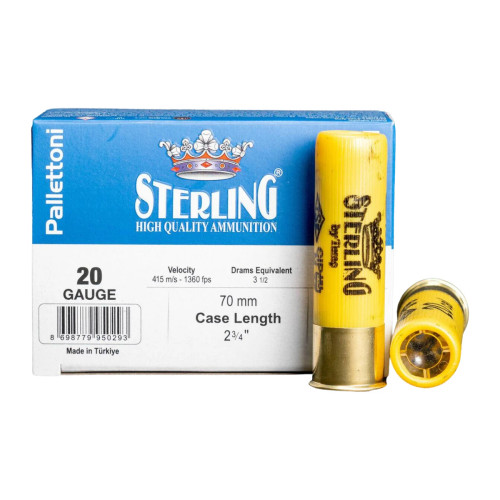 Sterling 8698779950293 20 Gauge 2.75" 00 Buck Shot 10 Per Box