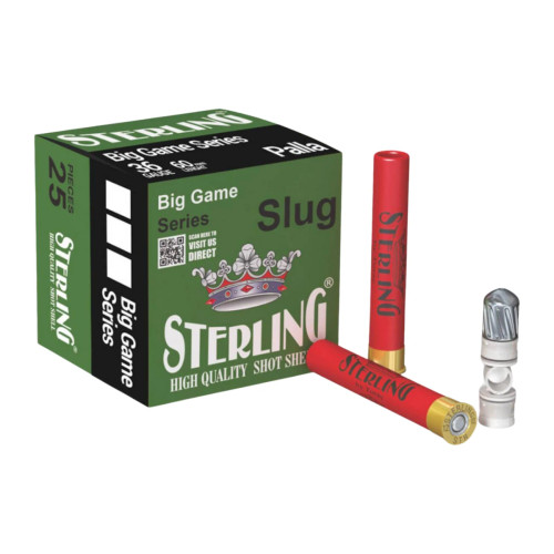 Sterling 8698779961572 410 Bore 2.50" 1/5 oz Slug Shot 25 Per Box