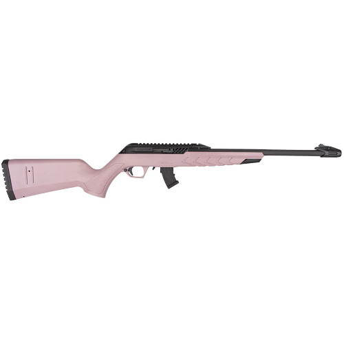 Derya Firearms TM22.STAN.PINK.18 TM22 Standard Full Size 22 LR 10+1 18" Black/Pink Right