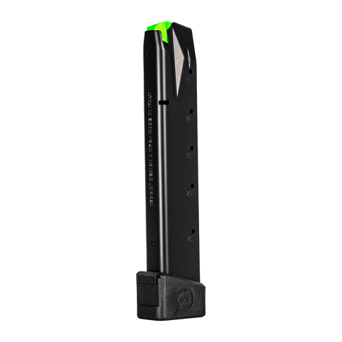 Mec-Gar MGPB9230AFC 30rd Extended 9mmLuger Fits Beretta 92/M9 Black Carbon Steel/Polymer