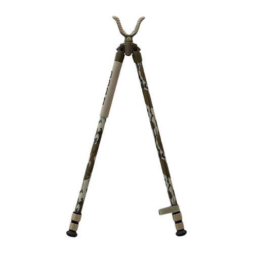 Uncle Henry 1237287 DeadShot Bipod 25-64" High Mossy Oak Bottomland Aluminum