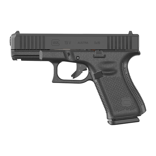 Glock UV1950203 G19 V Compact 9mm Luger 15+1 4.02" Black
