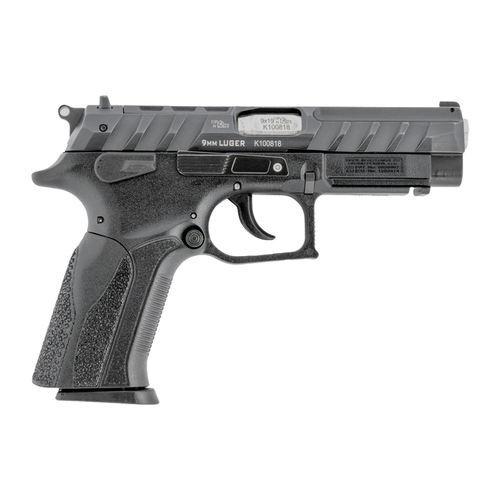 Grand Power 8588005808644 K100 Mk23 9mm Luger 15+1 4.25" Stainless Rotating Barrel, Black Optic Ready