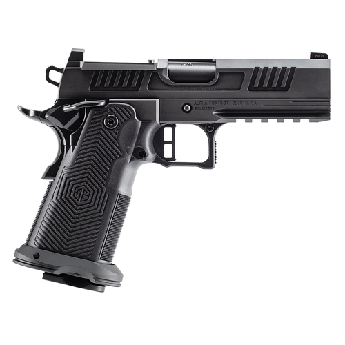 Alpha Foxtrot AA39X4CID-XDBK13 AF1911 Romulus 45 ACP 13+1 4.25" Black DLC Stainless Steel Bull Barrel, Optic Ready