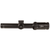 Trijicon Credo HX 1-6x24mm Rifle scope with LED Illuminated Red MOA Segmented Circle Reticle, Right Side View.