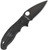 Spyderco C101PBBK2 Manix 2 Lightweight 3.37" Folding Drop Point Plain Black DLC CTS BD1N SS Blade/FRCP Black Handle 2