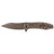 Kershaw 3475 Boilermaker  3.30" Folding Modified Drop Point Plain Brown PVD 8Cr13MoV SS Blade Brown PVD Stainless Steel Handle