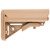 B5 Systems SOP1076 Enhanced SOPMOD Stock  Coyote Brown Synthetic for AR-15, M4 with Mil-Spec Receiver Extension (Tube Not Included)