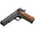 Cimarron 1911 .45 ACP 8+1, 5.03" Black Steel Barrel, Black Parkerized Serrated Slide & Frame, Checkered Walnut Grips