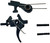 LBE Unlimited Replacement Trigger Two-Stage Group, Curved Adj., Fits AR-15