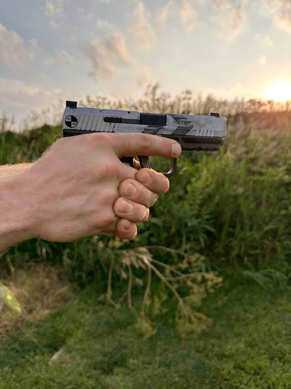 CANiK METE 9mm Pistol Signature Series at the gun range