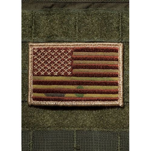 US Flag - 2x3 Patch - MultiCam w/ Spice Brown