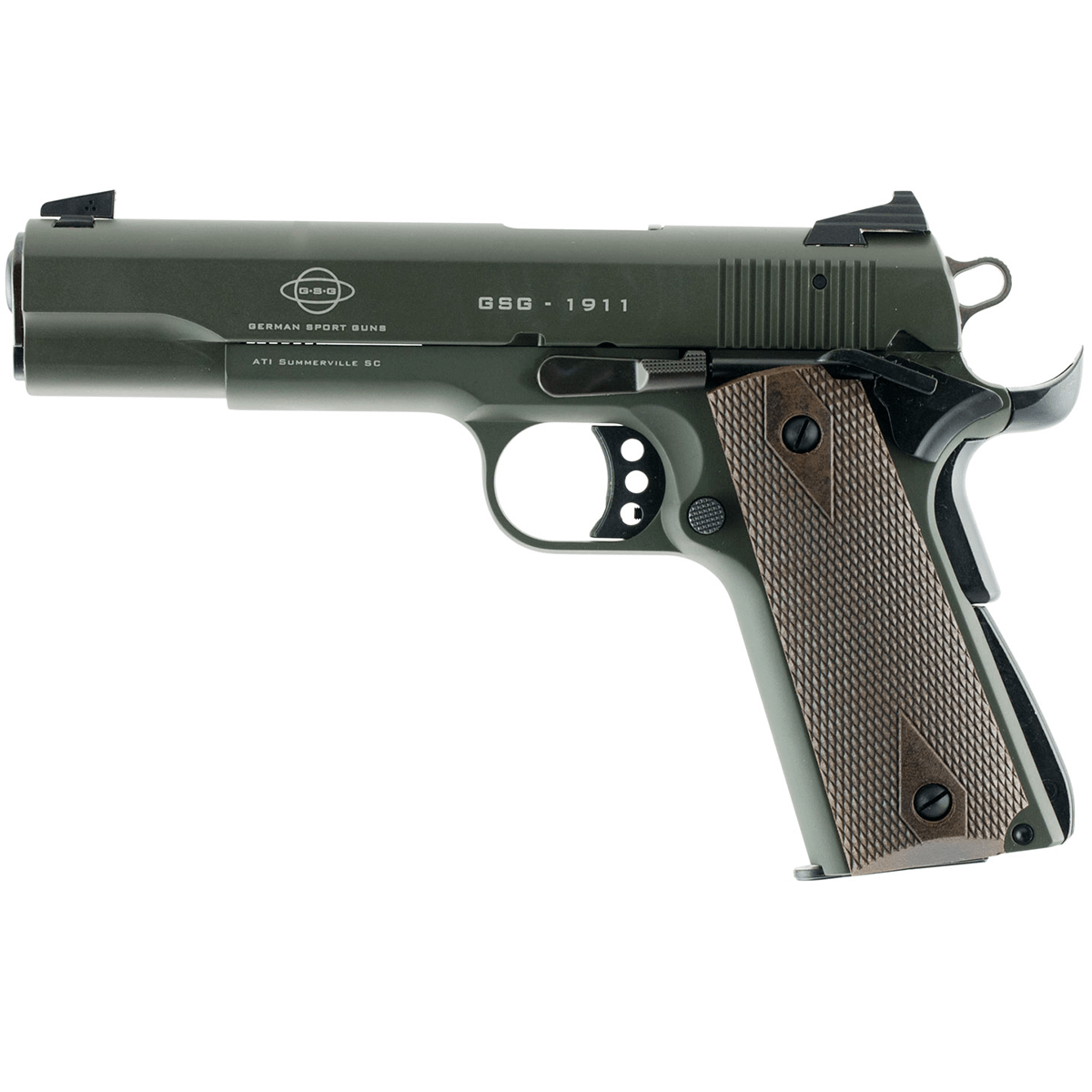 ATI GSG 1911 22 LR Handgun OD Green Semi Automatic Pistol