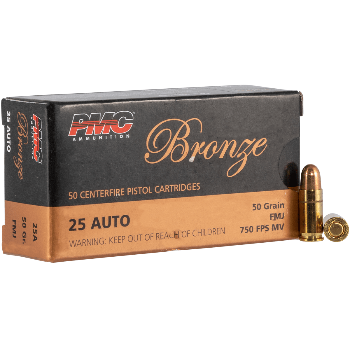 PMC Bronze 50 BMG 660 Grain 10 Rounds – Neuse Sport Shop