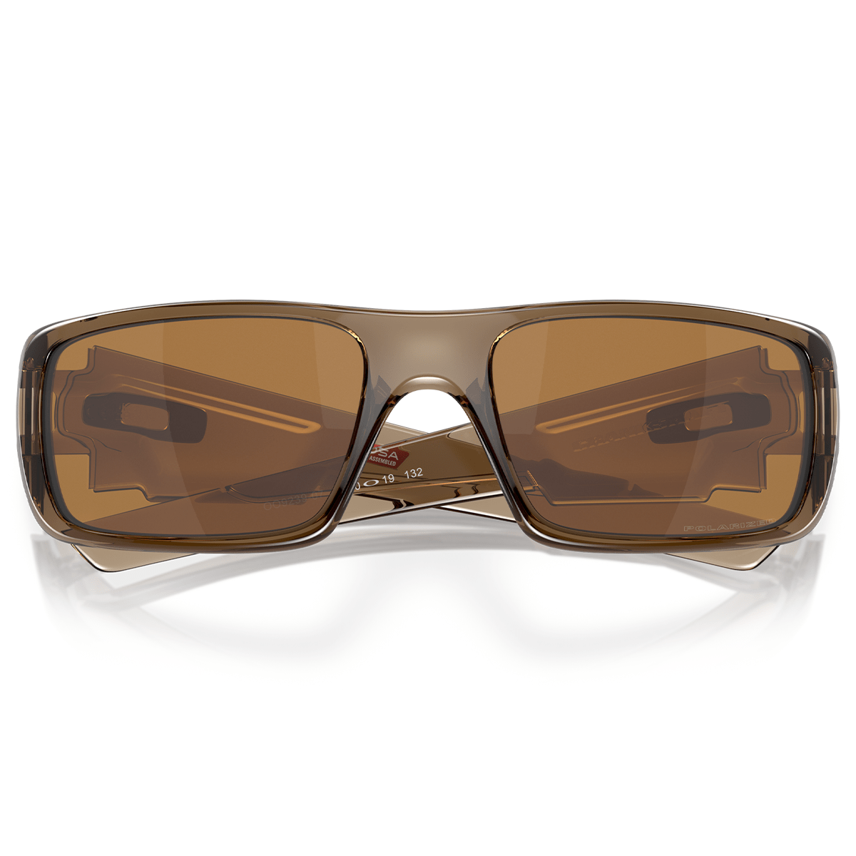 Oakley Crankshaft Brown Smoke Sunglasses with Tungsten Iridium