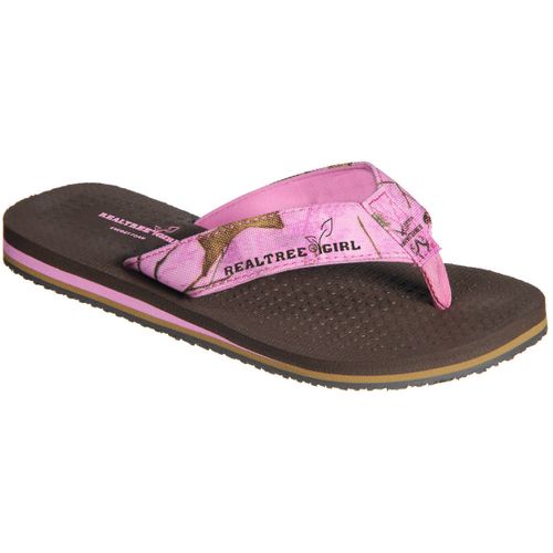 RealTree Girl Ms. Bay Flip Flop Sandals Lavender Xtra