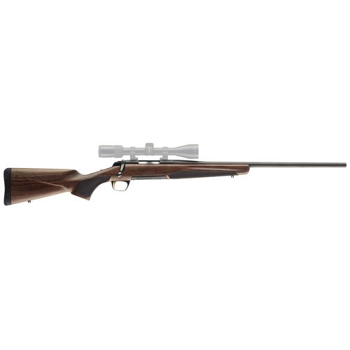 Browning 035208132 X-Bolt Hunter 375 H&H Mag 4+1 24 Satin Black Walnut  Stock Matte Blued Right Hand 2