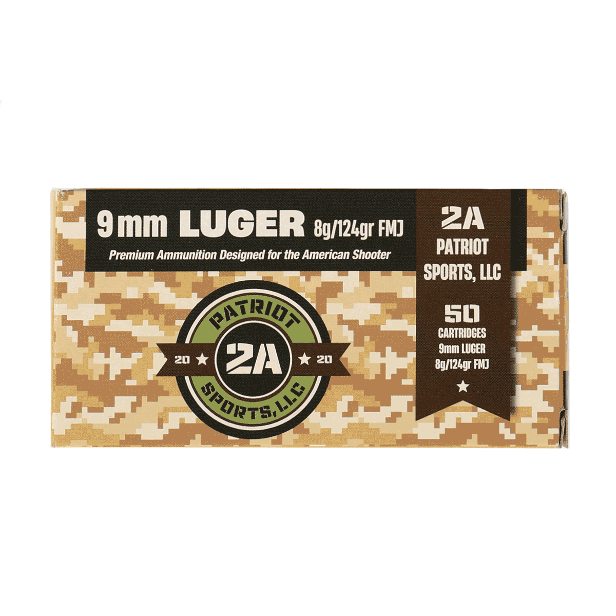 Blazer Brass 9mm Luger 115 Grain FMJ Ammunition (50 Rounds)