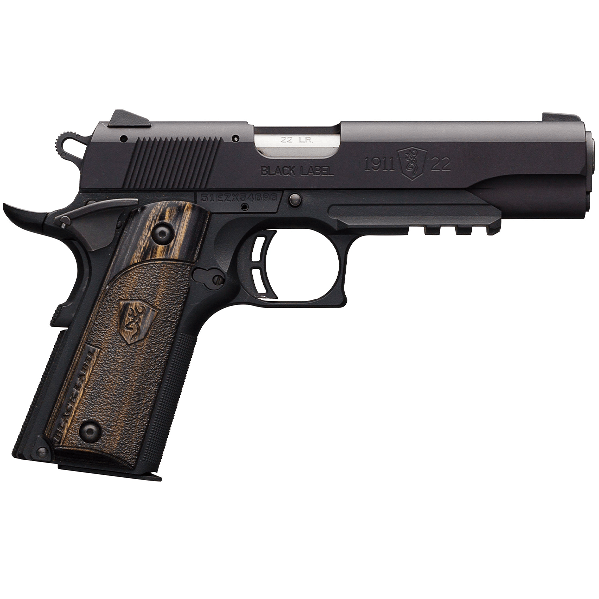 Browning 051816490 1911-22 Black Label Full Size Frame 22 LR 10+1 