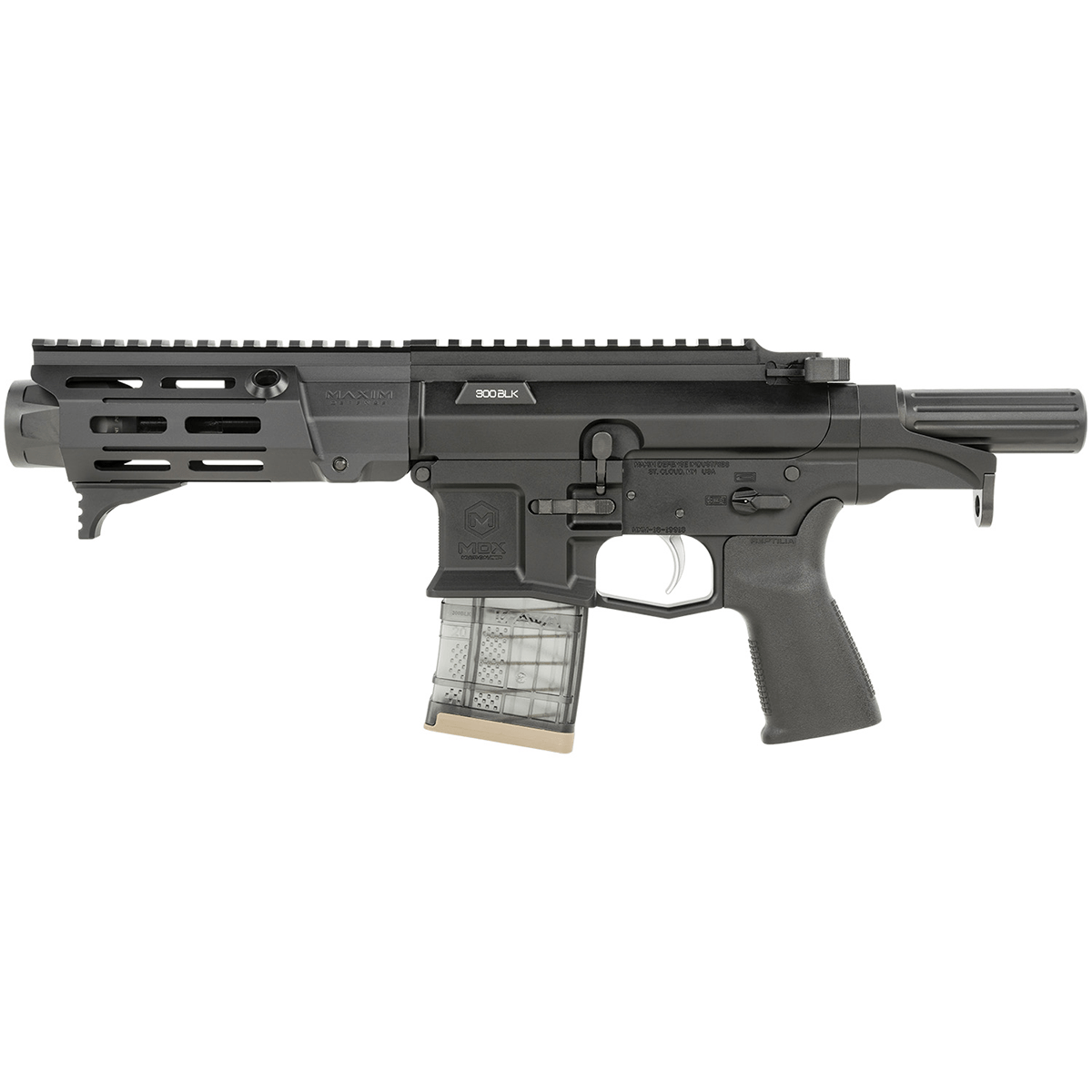 Pdx Automatic Rifle Maxim Defense MXM50823 PDX 505-SPS 300 Blackout AR-15 Semi-Automatic Pistol