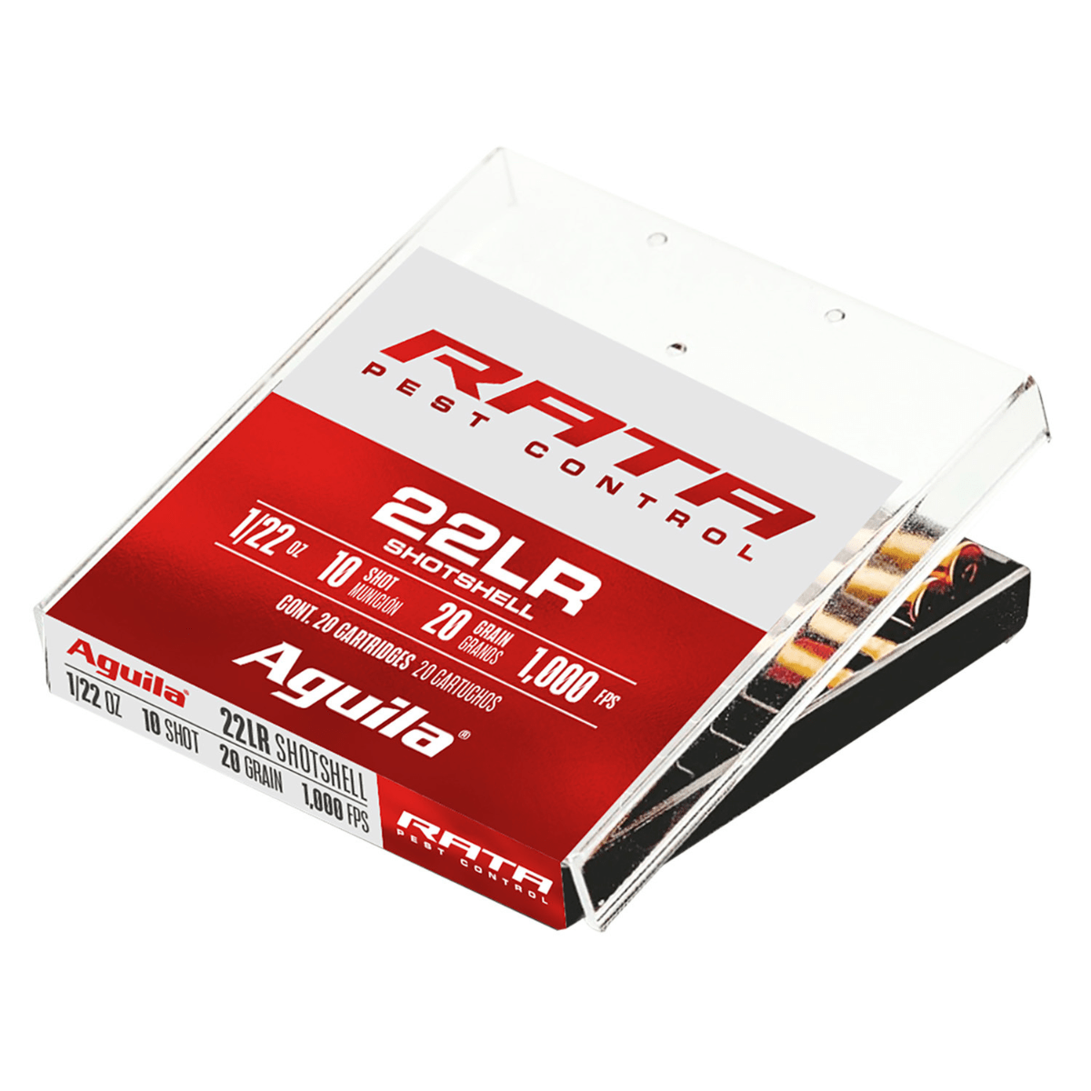 Aguila 1B222600 Rata Pest Control 22 LR 20 gr Standard Velocity Solid ...