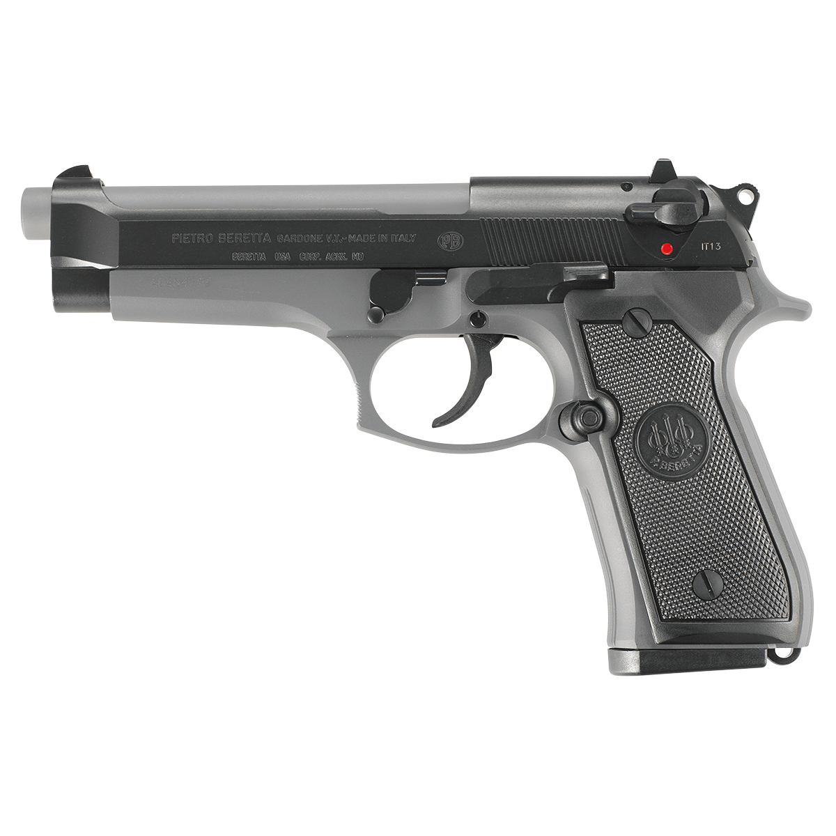 Beretta USA 92FS Sniper Gray 9mm Semi Automatic Handgun
