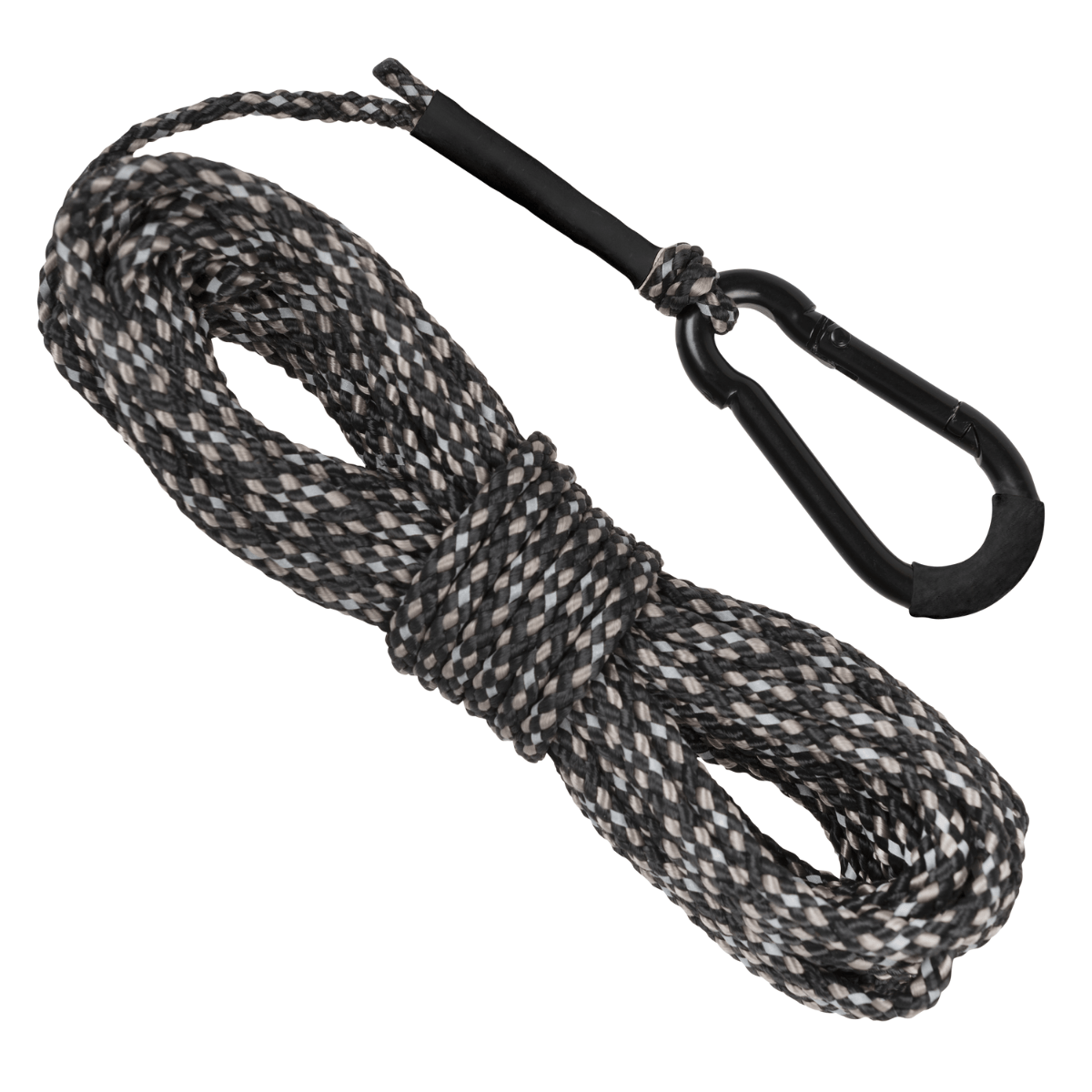 Allen 7248 Reflective Hoist Rope Black 25' Long