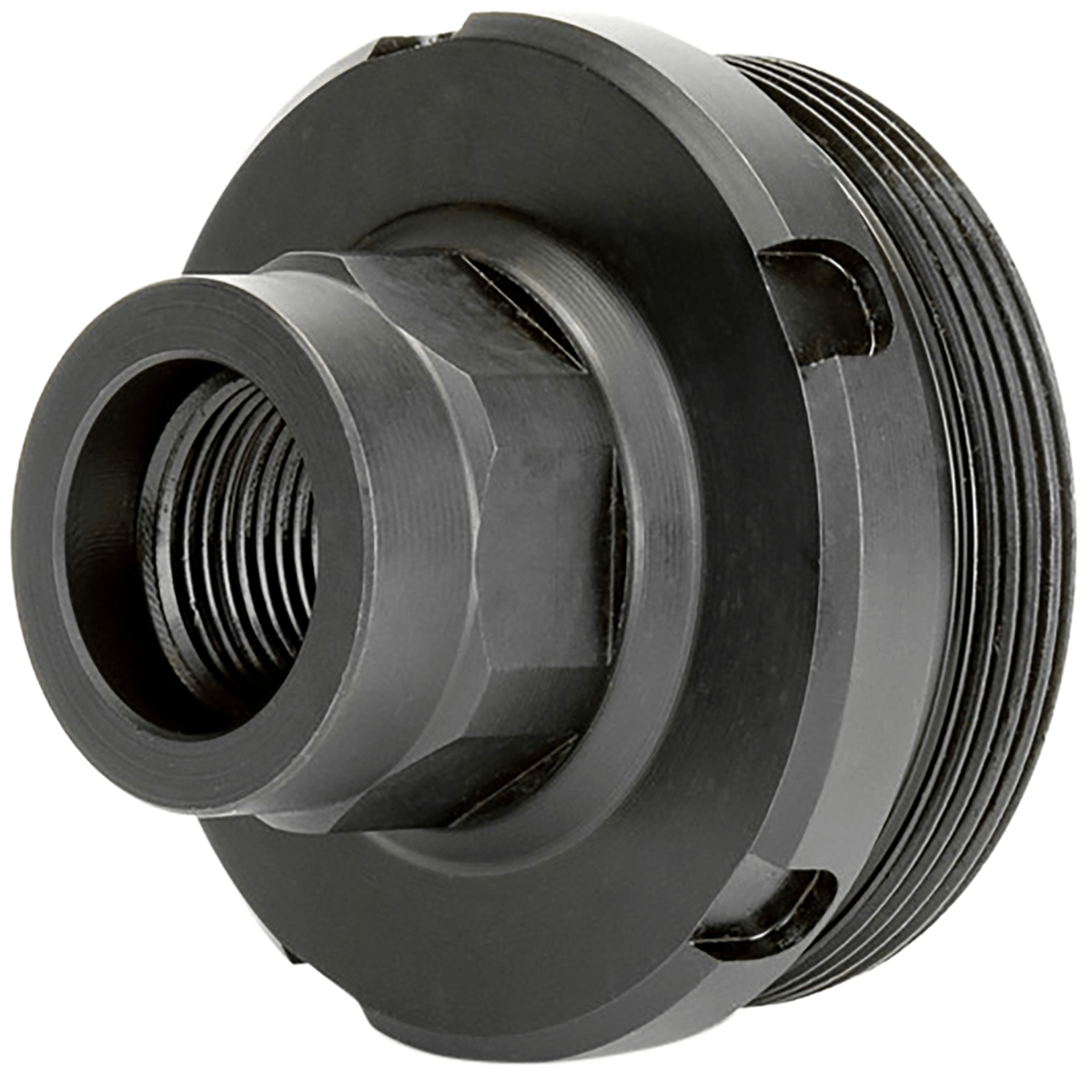 ⌘Grin⌘ Griffin Armament HUB Direct Thread Adapter, Black Nitride 1/2