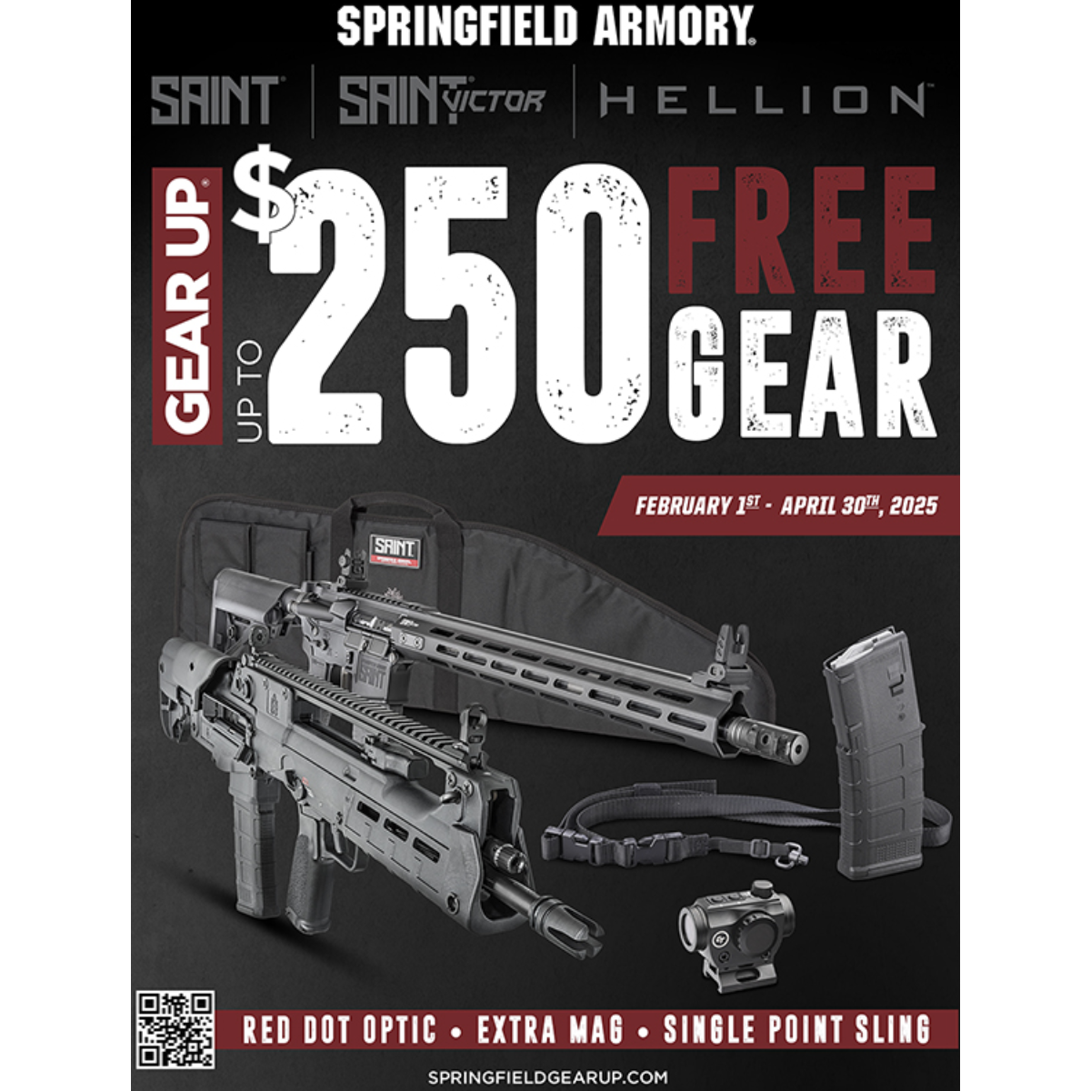 Springfield Armory SAINT Victor Gear Up 5.56 NATO Rifle with