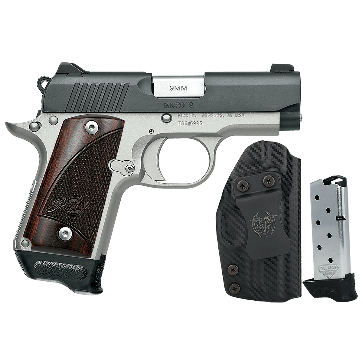【P7564】Kimgunmo.9 Kimber Micro 9 9mm Luger Pistol 3.15 Barrel 7+1 Round Matte