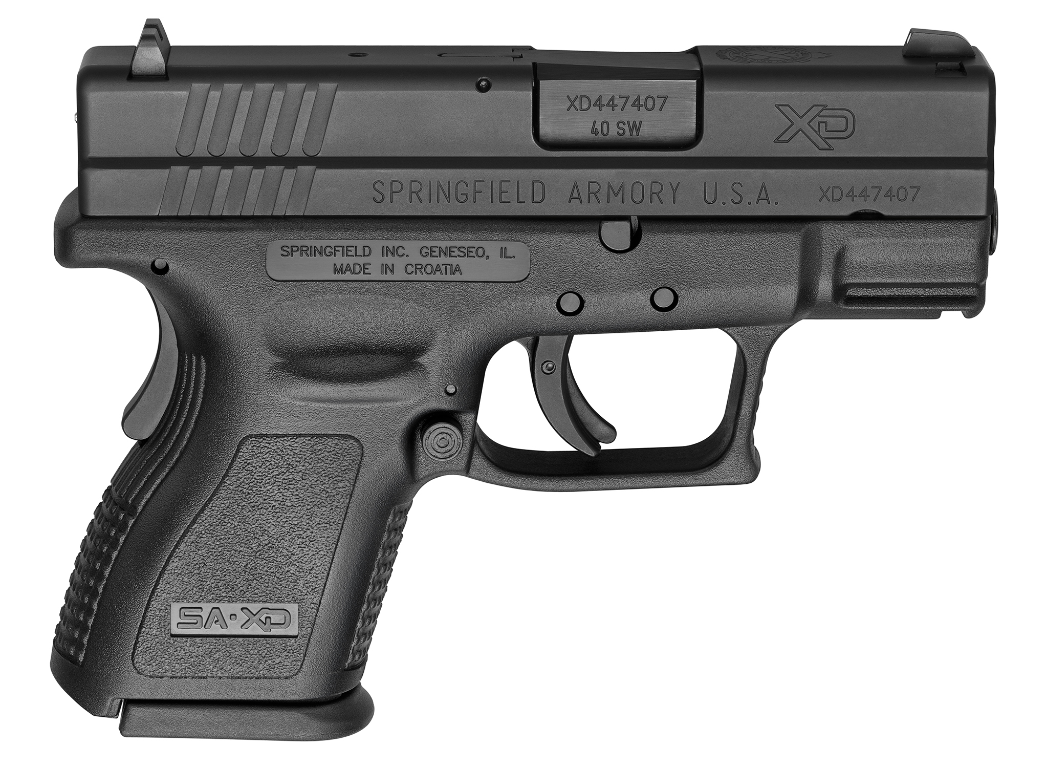 Springfield Armory XD-40 .40 S&W Sub Compact 3" Pistol Essentials Package