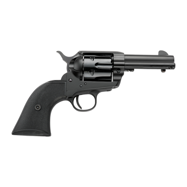 Pietta PFI38ALLOYAS312CB 38 Super 6 Shot 3.50" Matte Black Steel Frame & Barrel