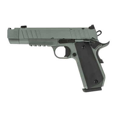 Tisas Arms 10100135 1911 Night Stalker Carry 45 ACP 8+1 4.25" Black Bull Barrel, Gray Cerakote