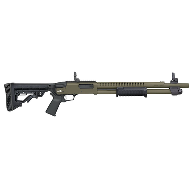 Mossberg 50759 590R 12 Gauge Pump 3" 6+1 18.50" OD Green Cerakote Heat Shield Barrel