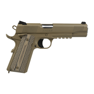 Tisas Arms 10100549 1911 Duty 9mm Luger 9+1 5" Stainless Barrel, Flat Dark Earth
