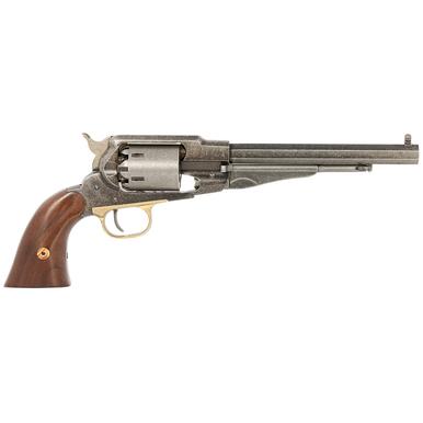 Pietta PF58OW448 1858 Old West 44 Cal 8" 6rd Old Silver Frame, Cylinder & Barrel, Walnut Grip