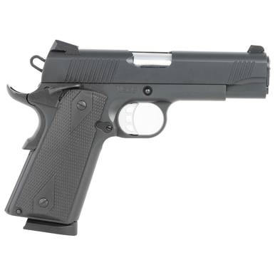 Tisas Arms 10100121 1911 Carry 9mm Luger 9+1 4.25" Black Cerakote Carbon Steel Serrated Slide & Frame w/Beavertail