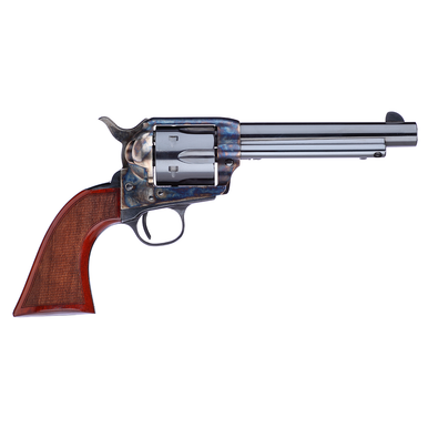 Taylors & Company 556209DE Short Stroke Gunfighter Uberti 357 Mag 6 Shot 5.50" Blued Round Barrel
