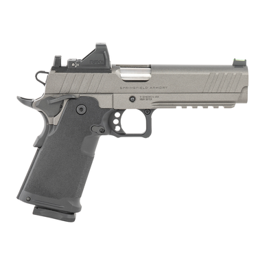 Springfield Armory PH9119AOSBTPAC 1911 DS Prodigy Gear Pac 9mm Luger 20+1 17+1 5" Tungsten Gray