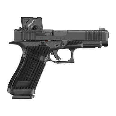 Glock P61750B03DC8A3 G17 Gen6 w/Aimpoint Full Size 9mm Luger 17+1 4.49" Black GMB Barrel