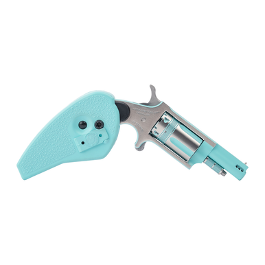 North American Arms 22M-PB-HG Rose 22 LR 5rd Shot 1.13" Turquoise Cerakote Stainless Steel Barrel