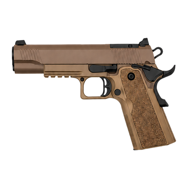Tisas Arms 12500904 1911 Duty DS Full Size Frame 9mm Luger 18+1 5" Black Barrel