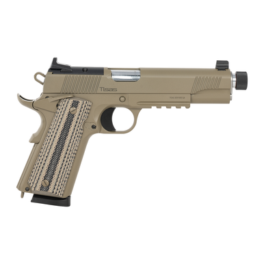 Tisas Arms 10100506 1911 Duty Full Size Frame 45 ACP 8+1 5.50" Black Threaded Barrel