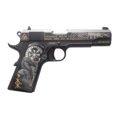 Tisas Arms Customs 10100516AA10 1911 A1 Stakeout Norse God Sports South Exclusive 45 ACP 8+1 5" Barrel