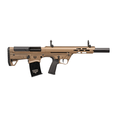 Panzer Arms PABP12BPSFDE BP12 Gen3 12 Gauge Semi-Auto 3" 5+1 18.50" Black Barrel