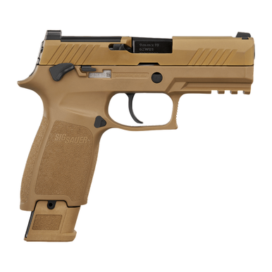 Sig Sauer M189CSSMSMA M18 MA Compliant Carry 9mm Luger 10+1 3.90" Black Barrel, Coyote Tan