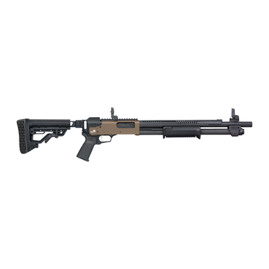 Mossberg 50233 590R 12 Gauge Pump 3" 6+1 18.50" Black Parkerized Integrated Heat Shield Barrel